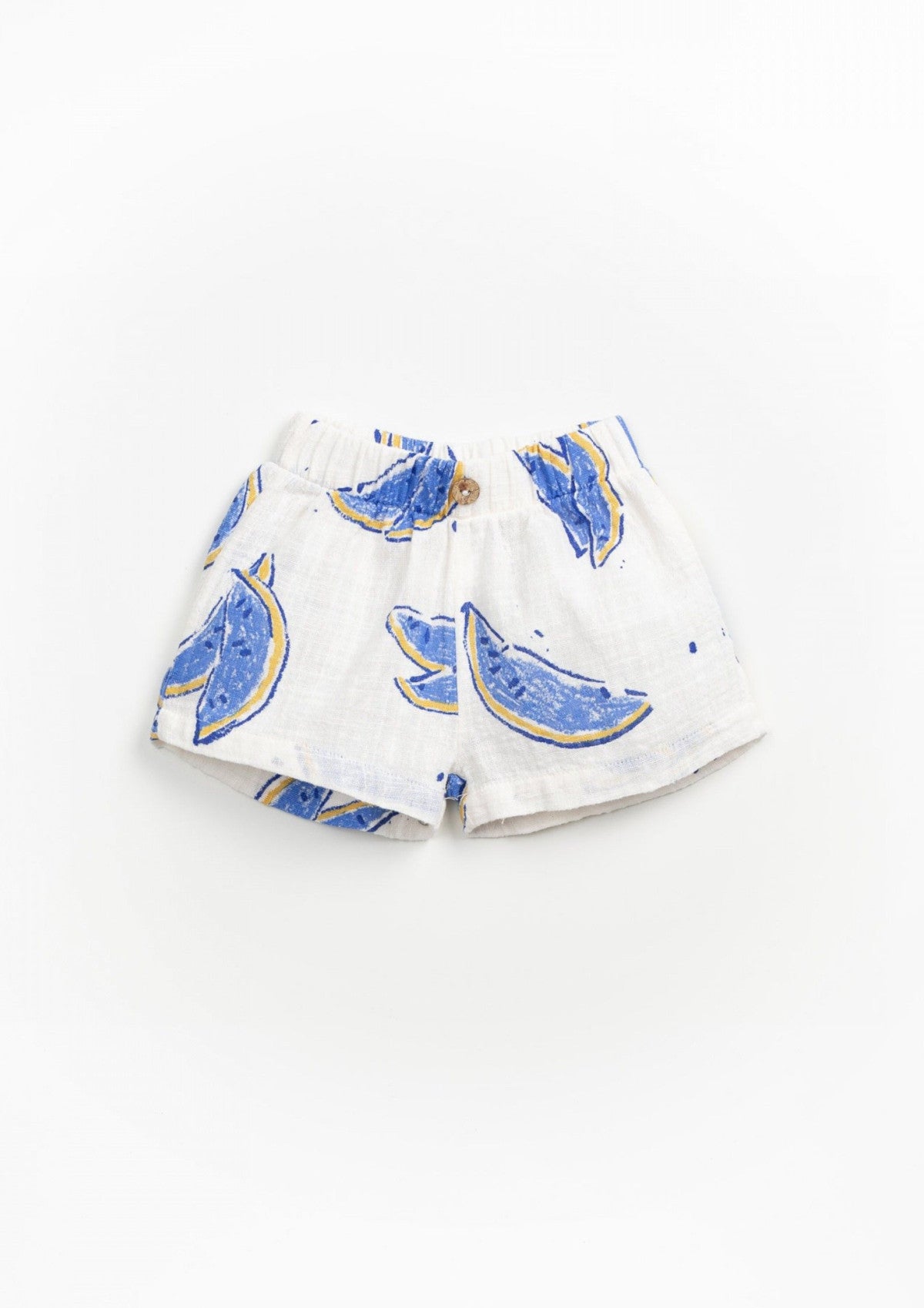 Cotton fabric shorts in organic cotton - PLAYUP