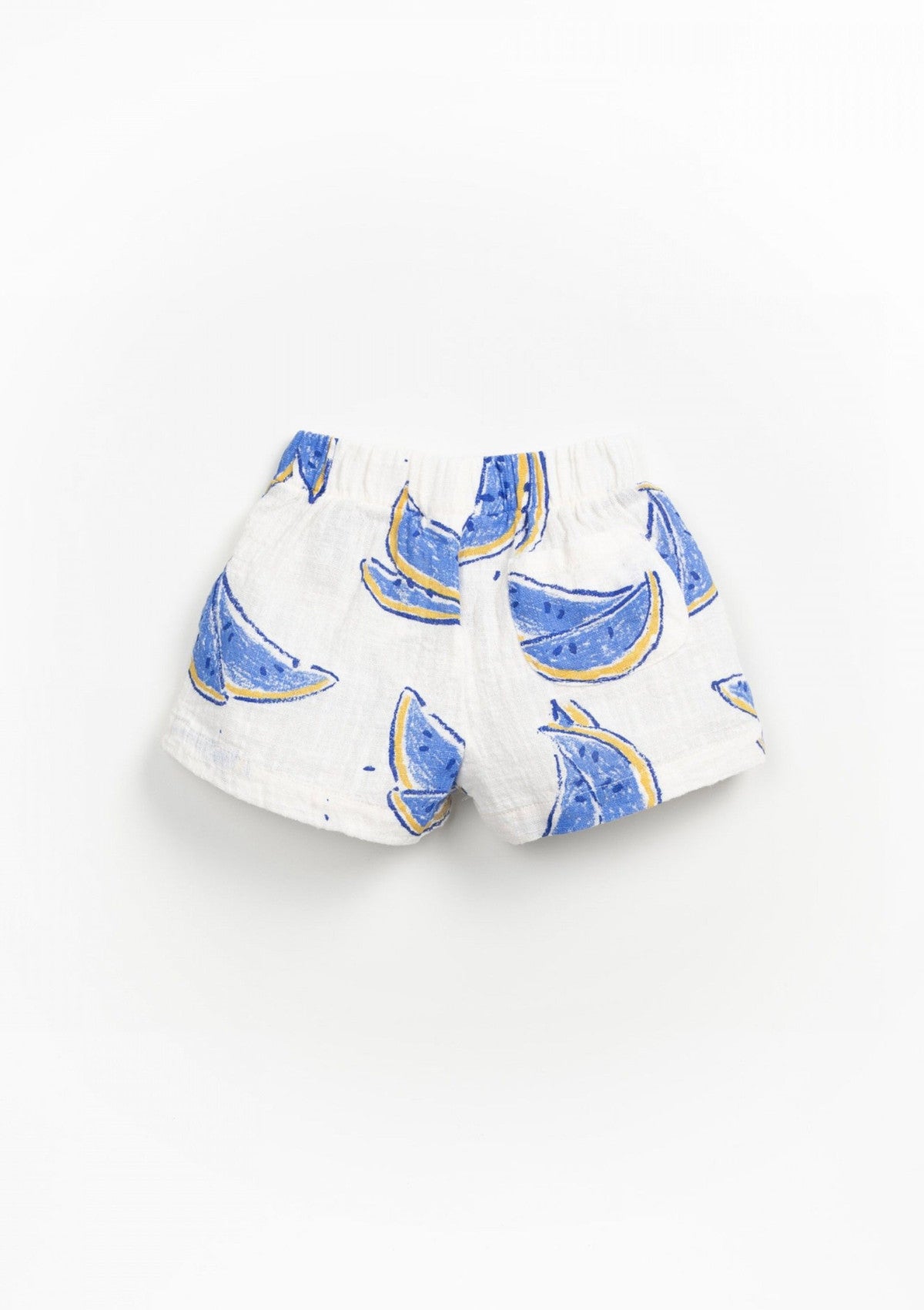 Cotton fabric shorts in organic cotton - PLAYUP
