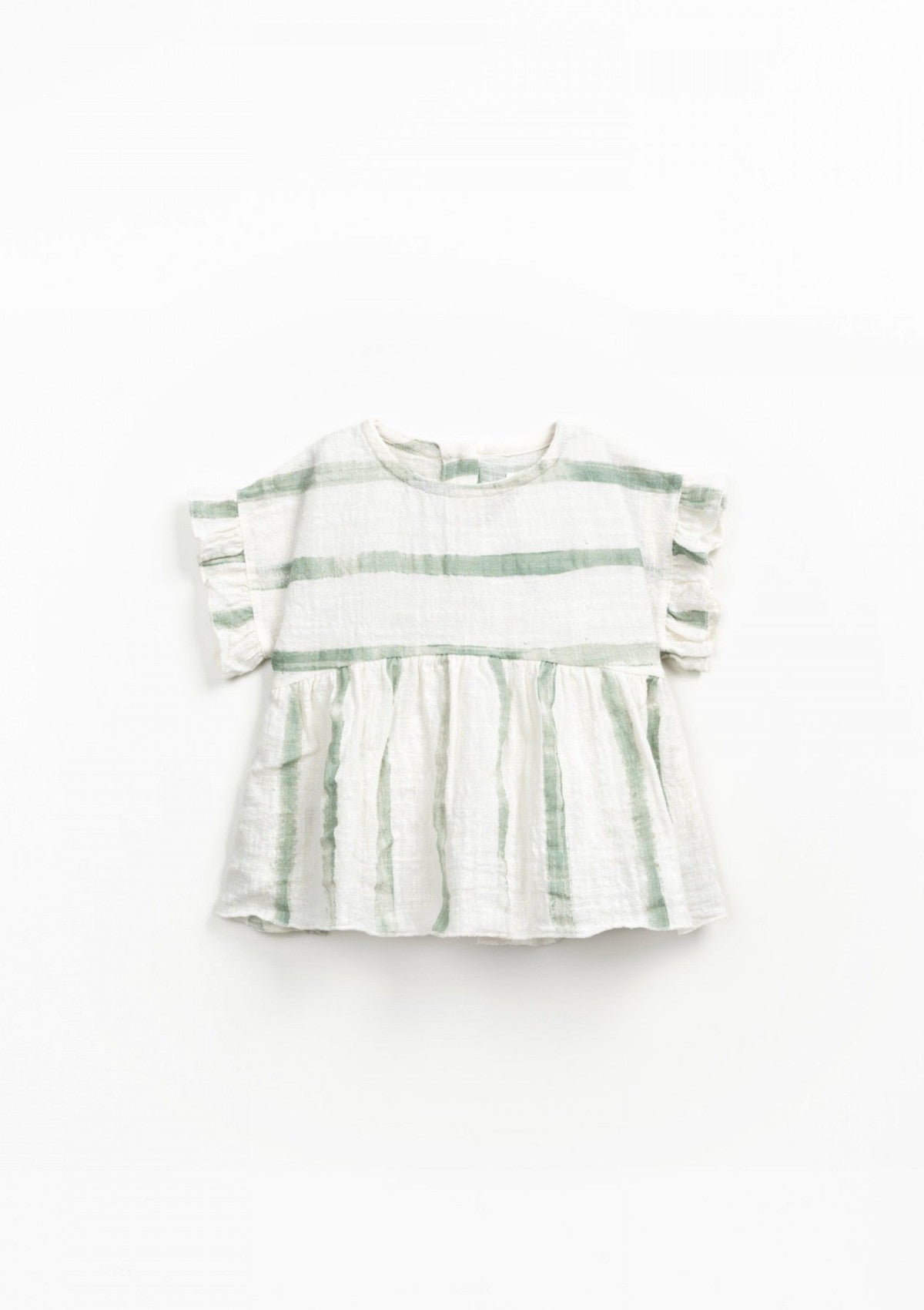 Fabric tunic with back opening - PLAYUP