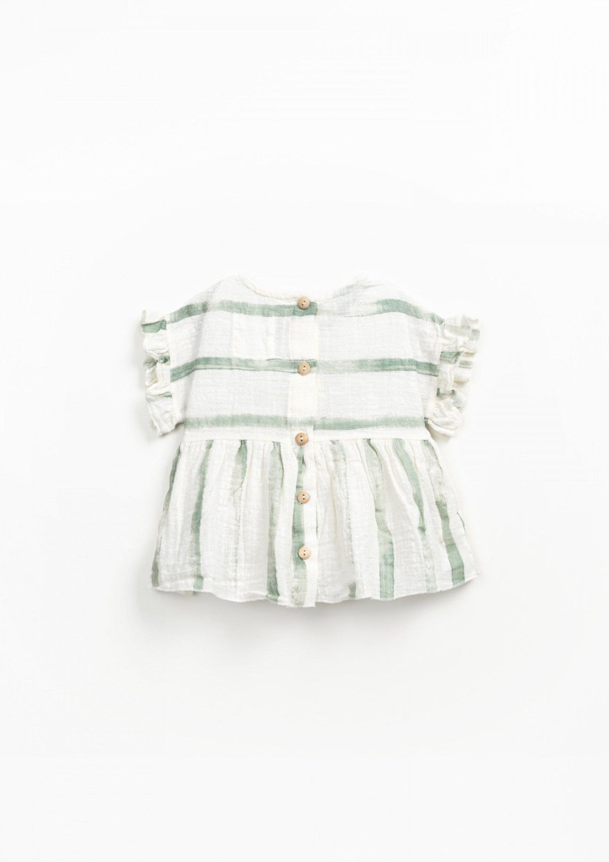 Fabric tunic with back opening - PLAYUP