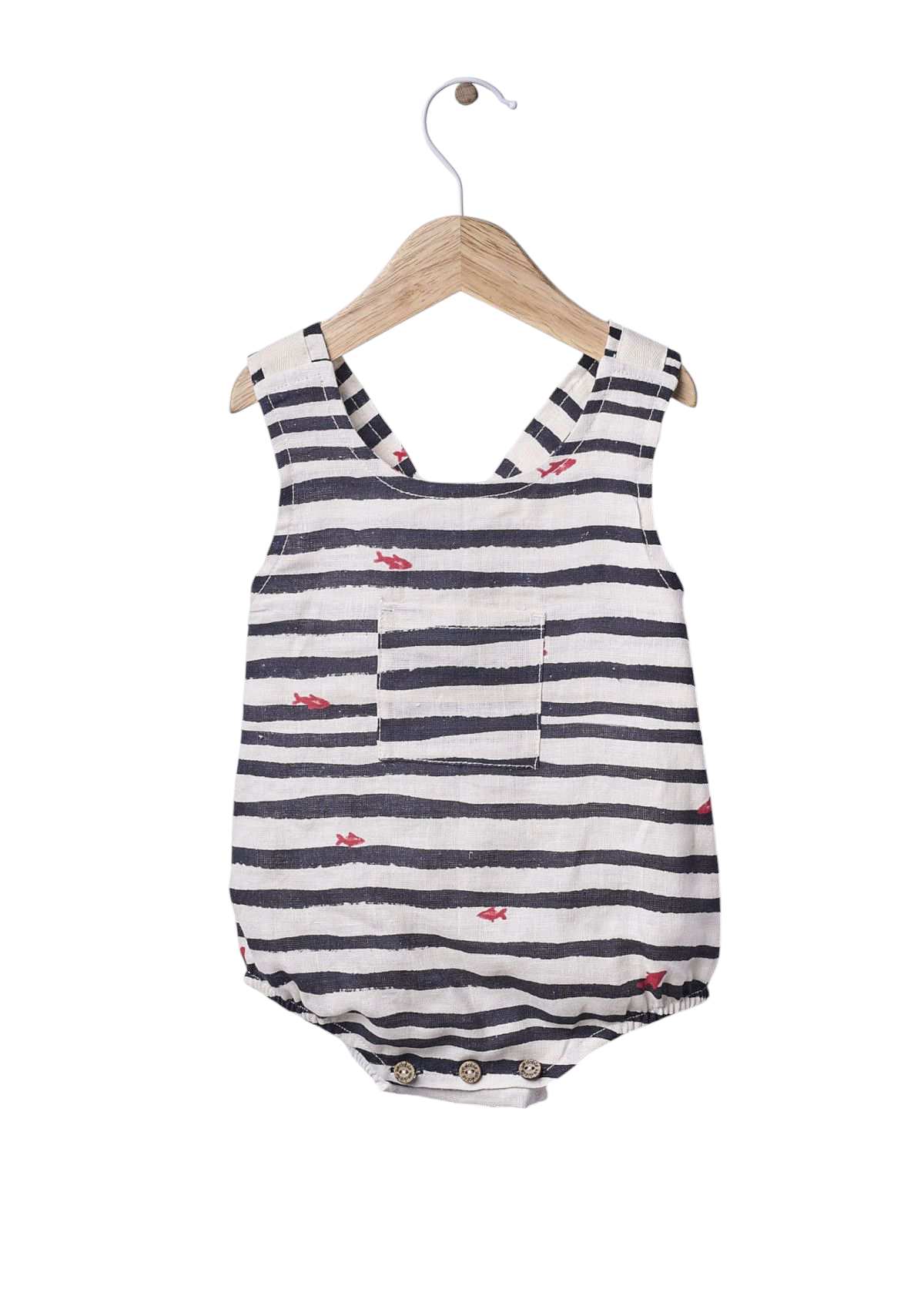 Linen shortie | NAVY CODE - WEDOBLE