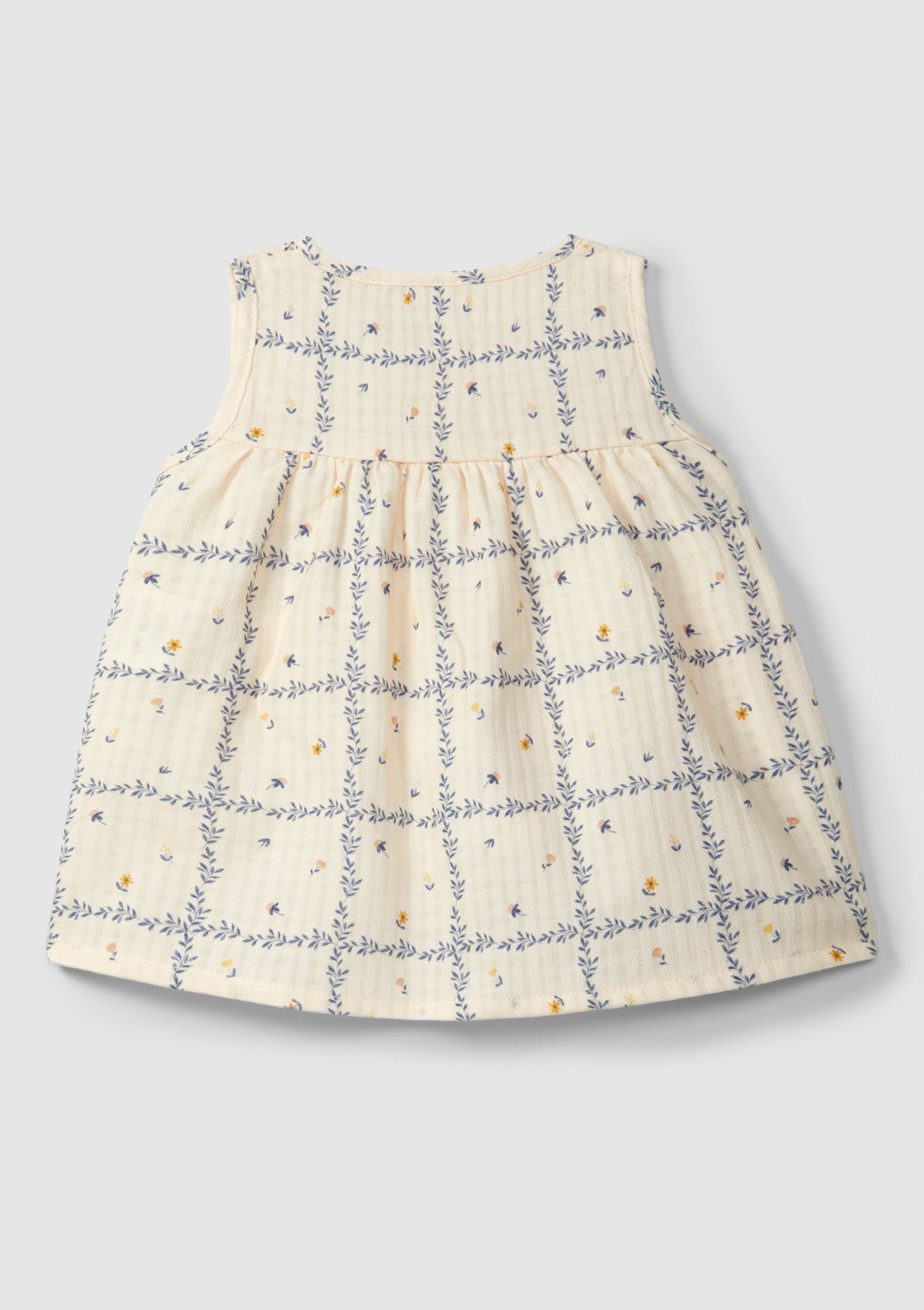 Textured printed cotton dress - SNUG