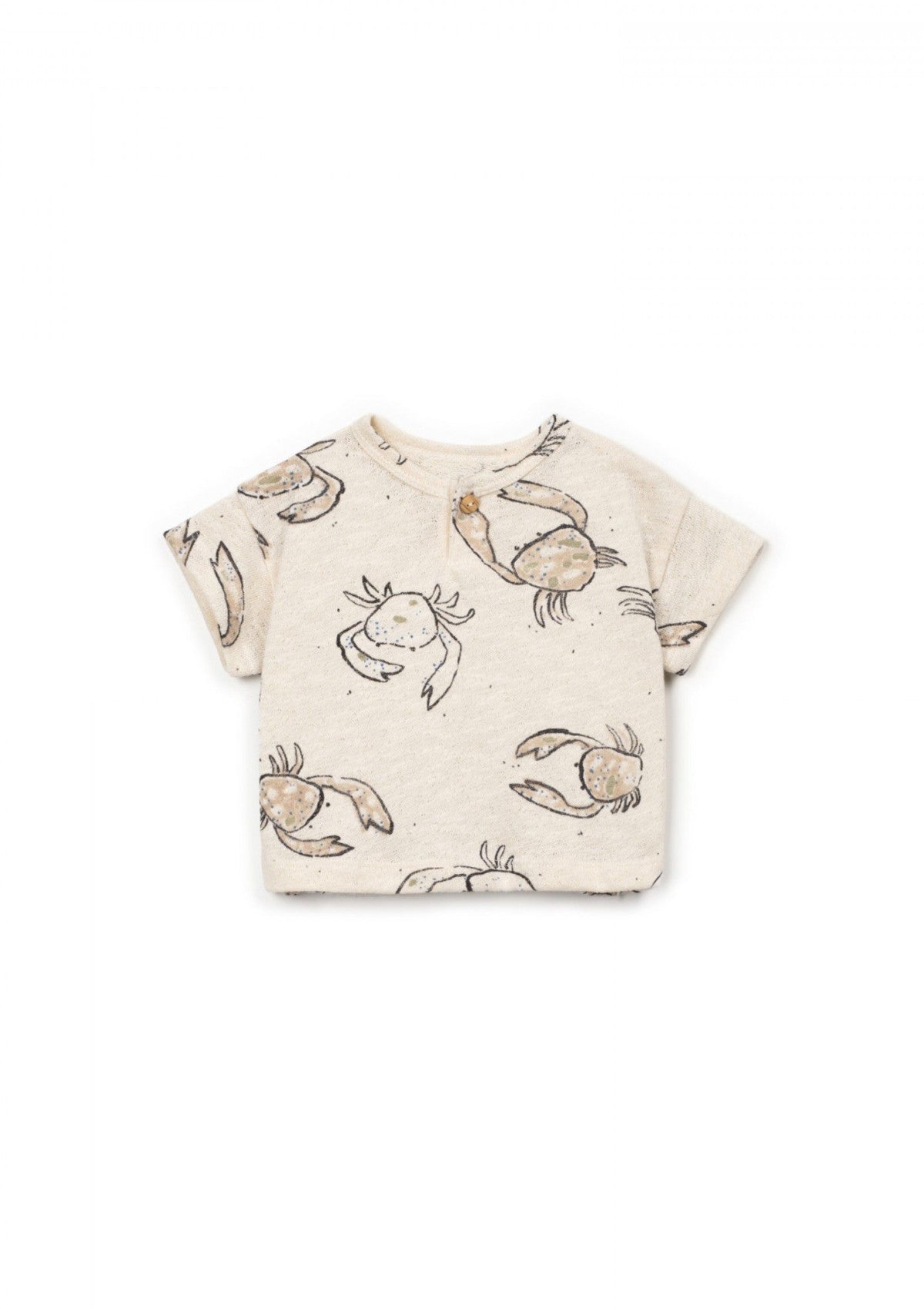 PRINTED FLAMÉ JERSEY T-SHIRT - PLAYUP