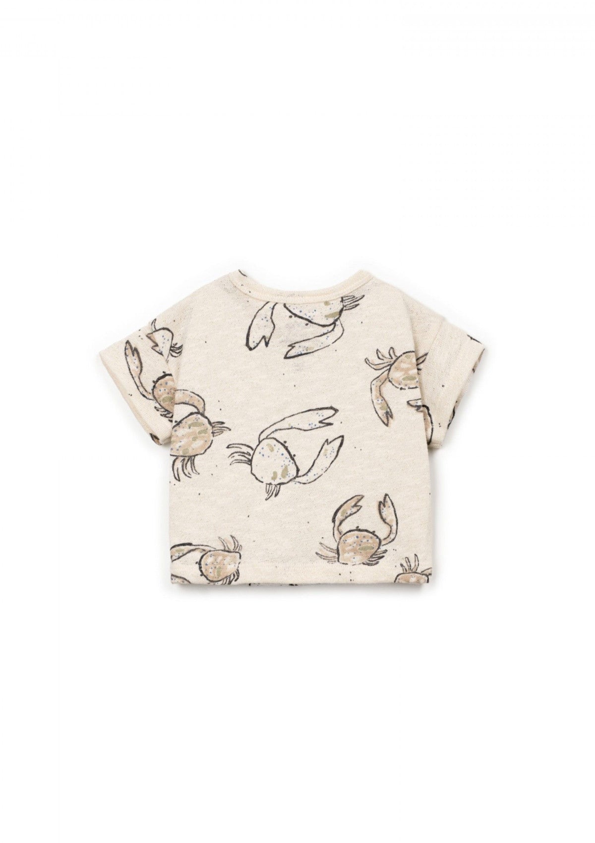 PRINTED FLAMÉ JERSEY T-SHIRT - PLAYUP