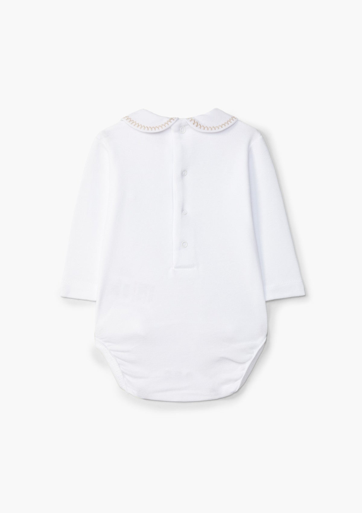 Body de manga comprida com gola redonda | BABY - WEDOBLE