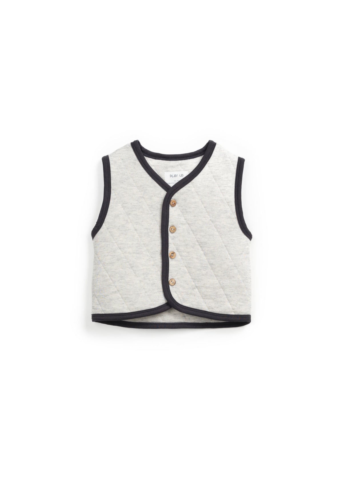 Vest with coconut buttons | Wooden Memories - PLAYUP