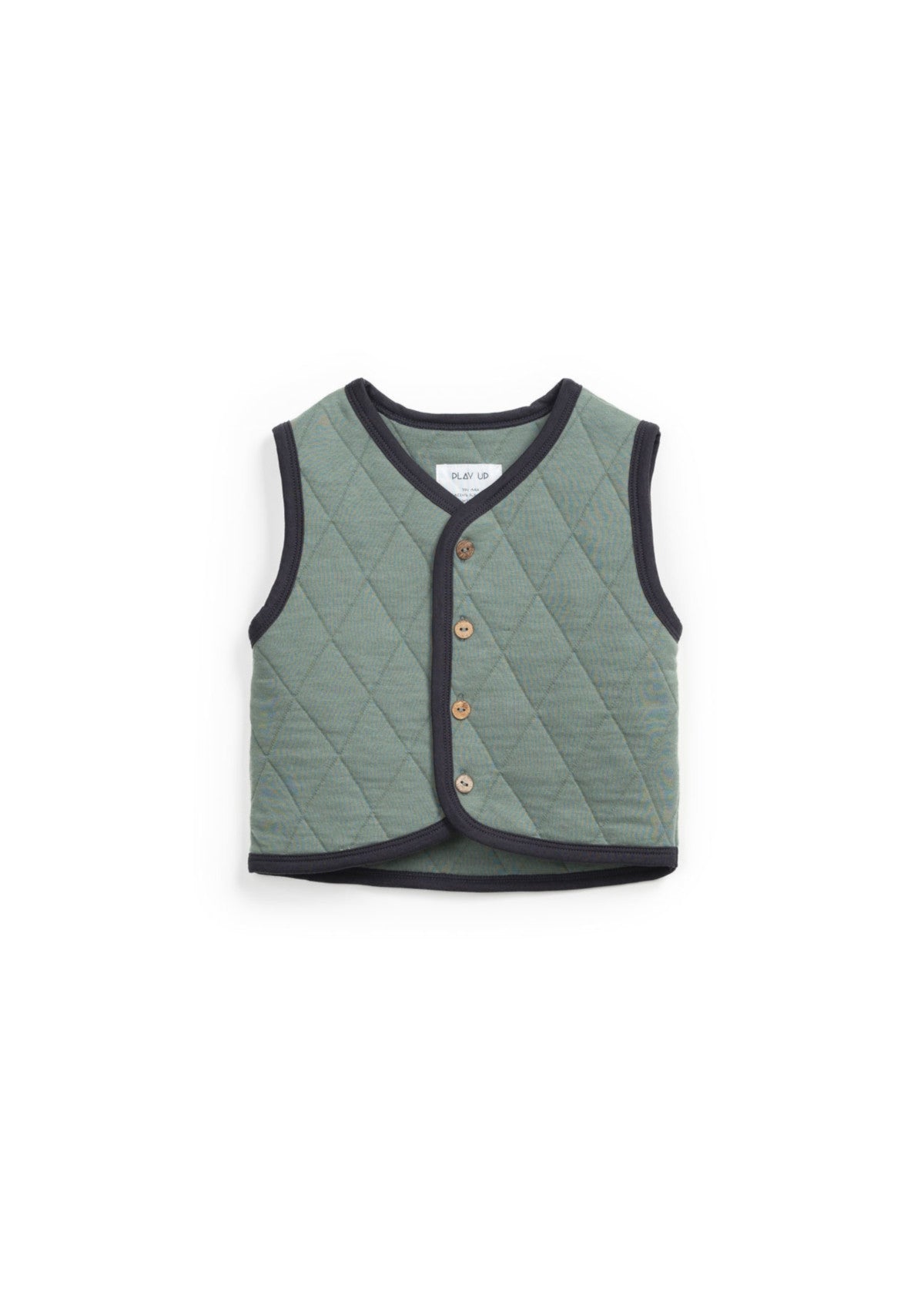 Vest with coconut buttons | Wooden Memories - PLAYUP