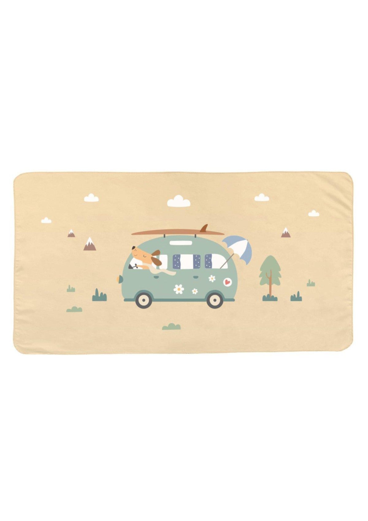Surf Van Microfiber Beach Towel - Tutete