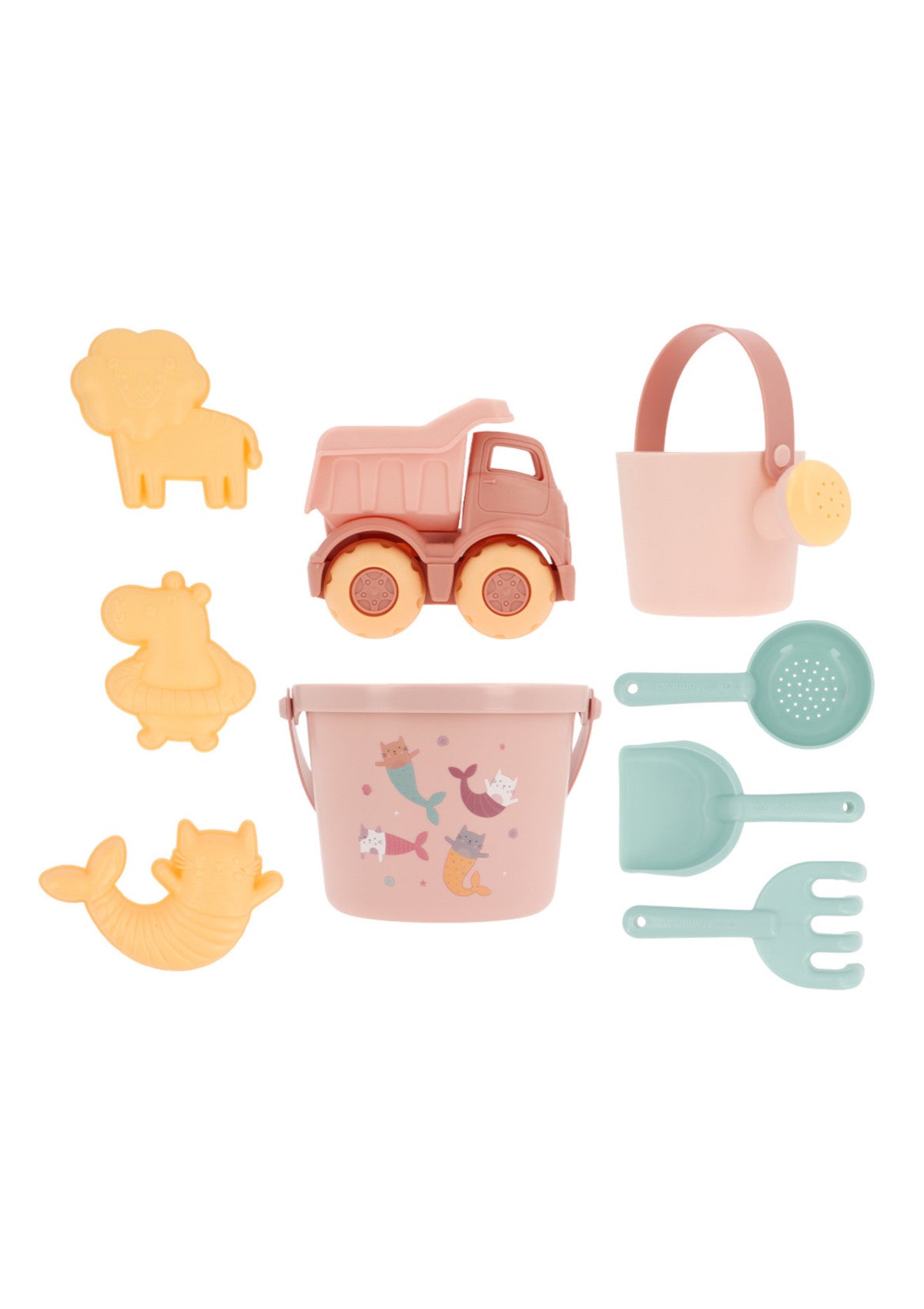 Beach Toy Set with Mermaid Cats - Monnëka