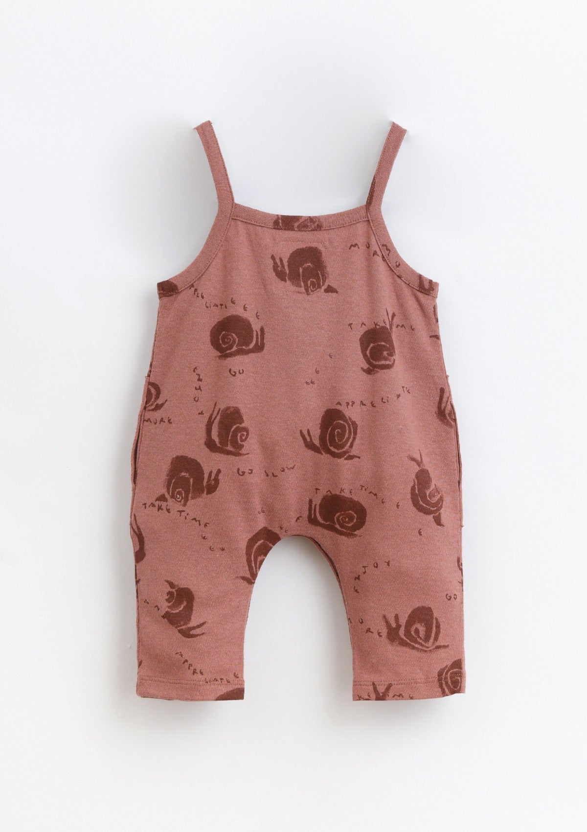 Jumpsuit in a blend of organic cotton and linen | Basketry - PLAYUP