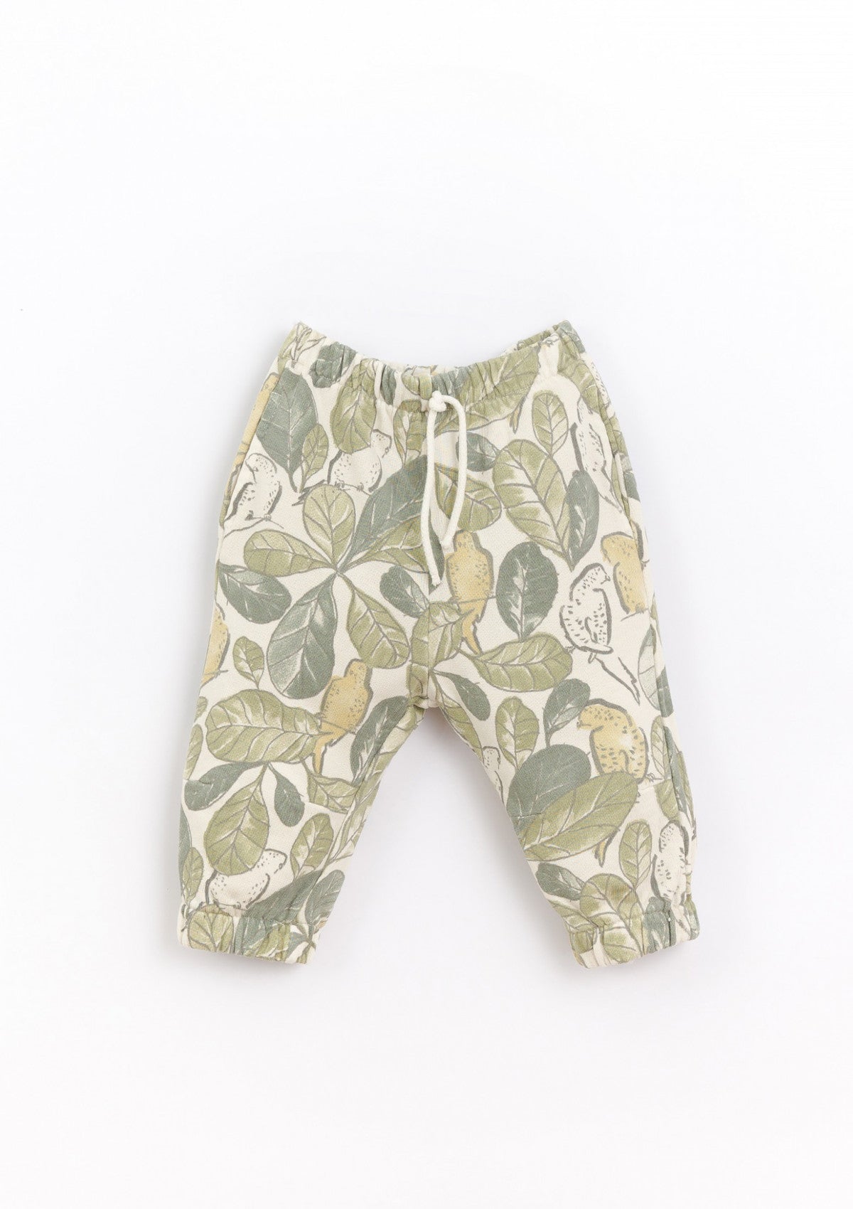 Knit pants in a blend of natural fibers | Basketry - PLAYUP