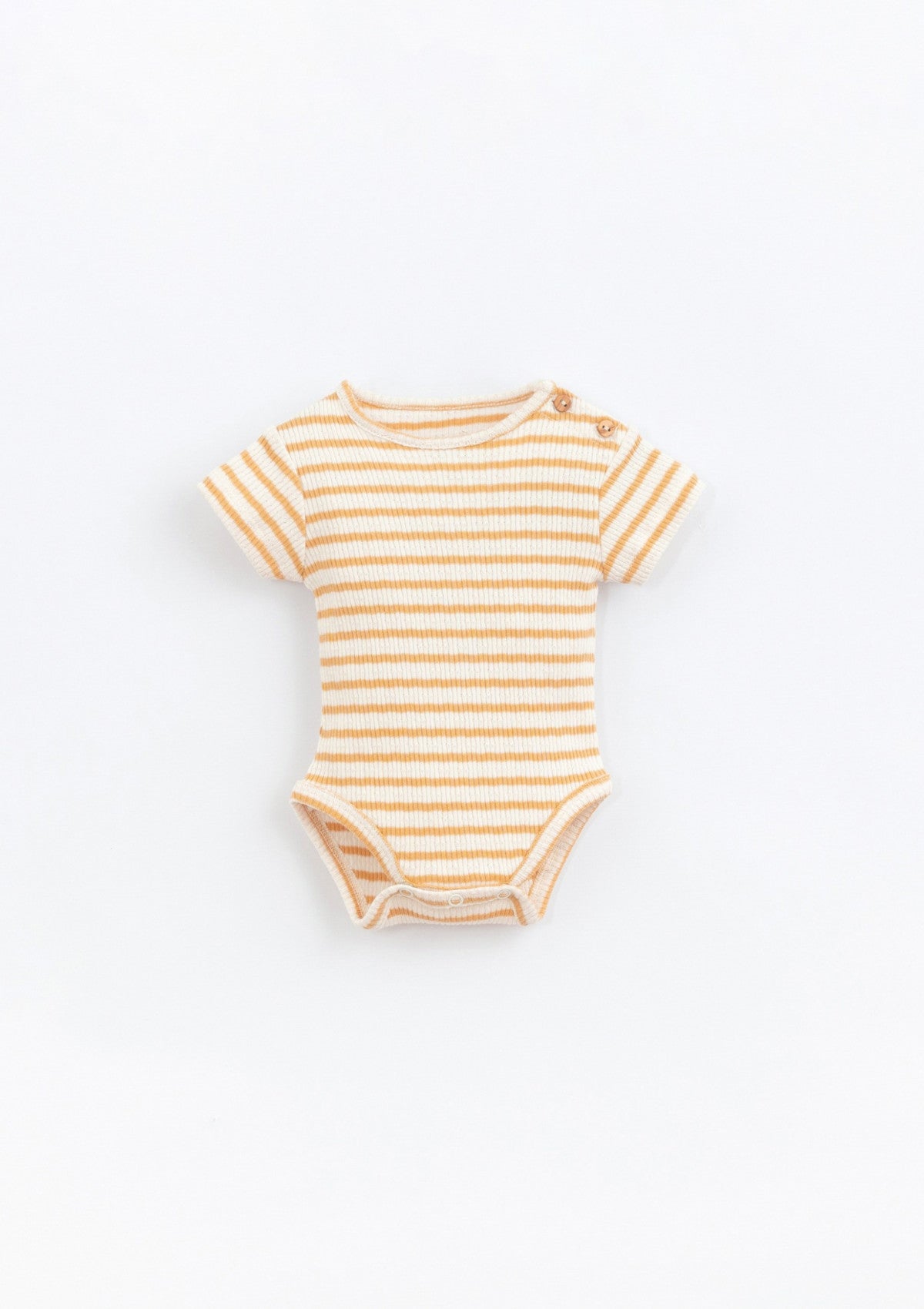 Body às riscas com abertura no ombro | Basketry - PLAYUP