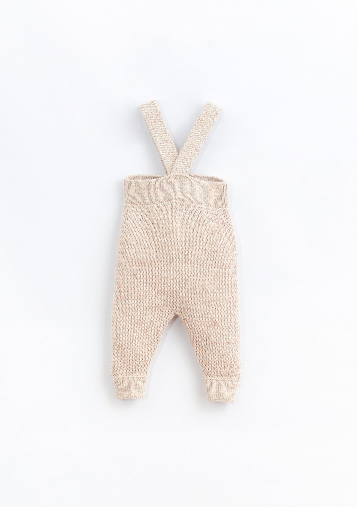 Knitted jumpsuit with crossed straps | Basketry - PLAYUP