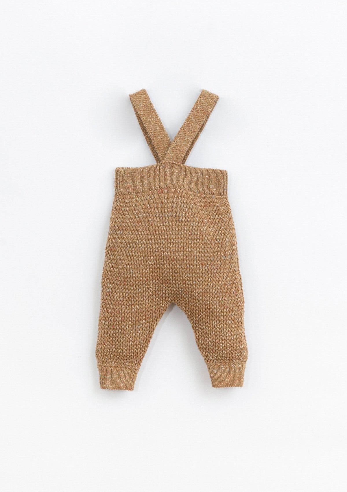 Knitted jumpsuit with crossed straps | Basketry - PLAYUP