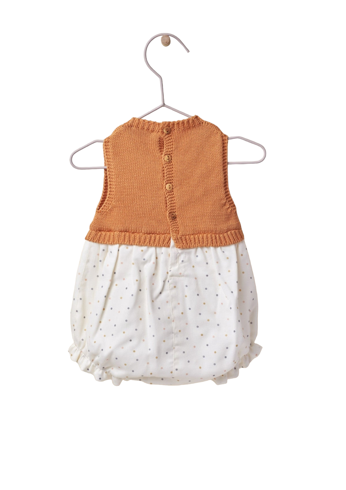 Knitted shortie with organic cotton fabric | NAMIB DESERT - WEDOBLE