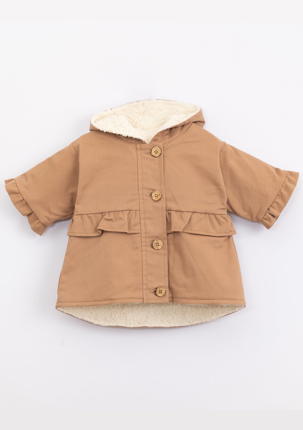 Waterproof jacket with fur lining | Illustration - PLAYUP