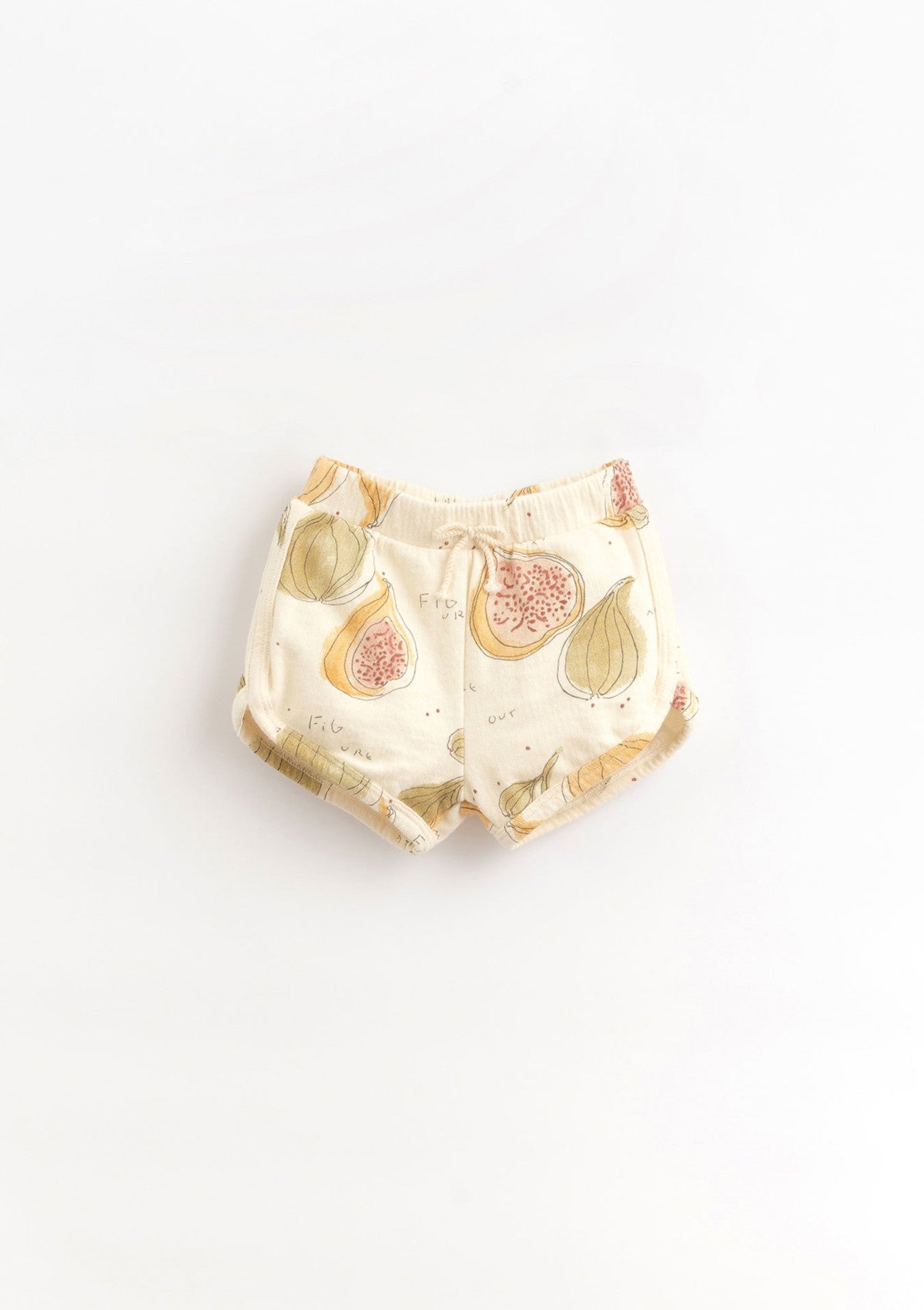 Jersey stitch shorts with decorative drawstring | Organic Care - PLAYUP