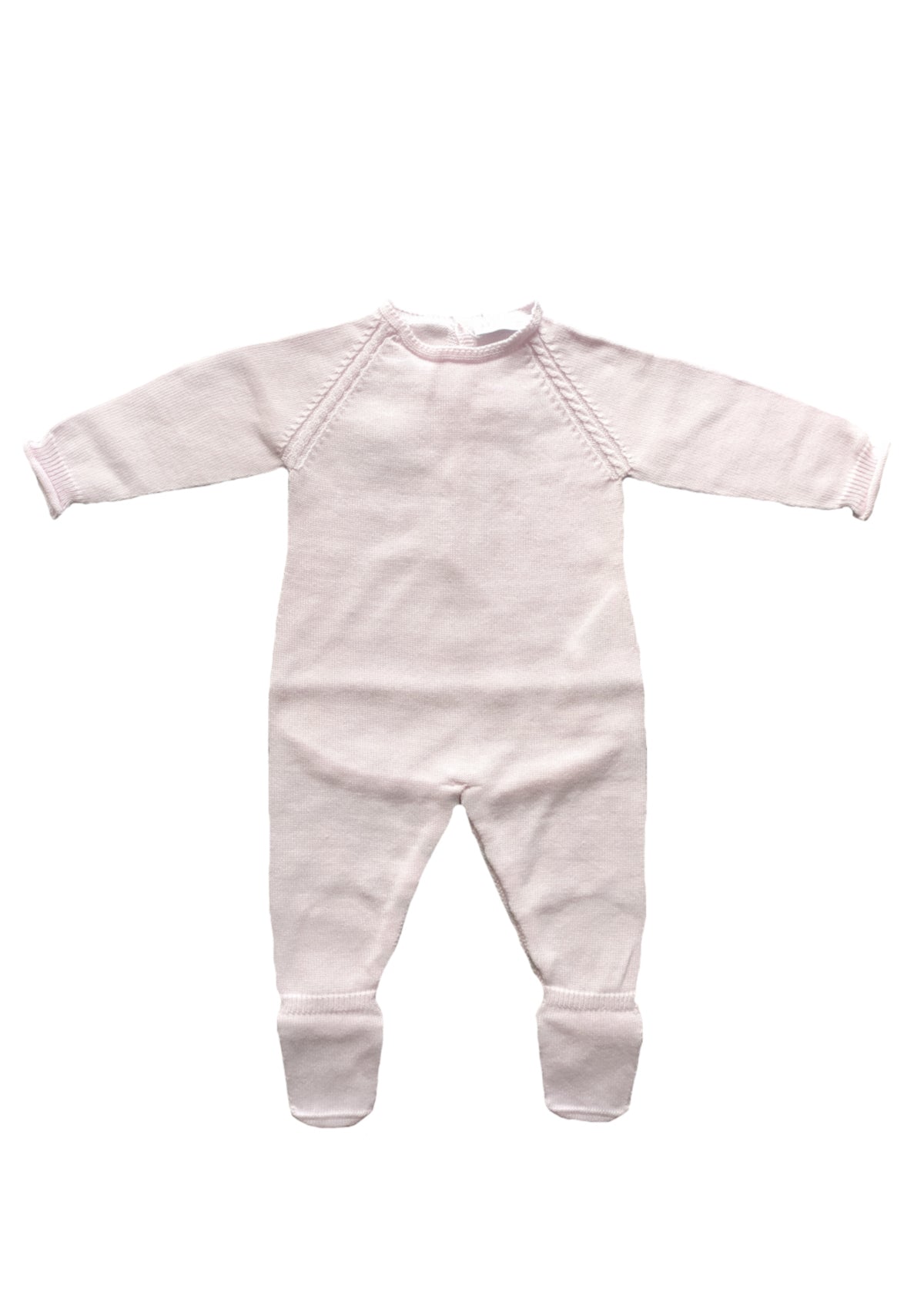 Pink knit babygrow - Wedoble