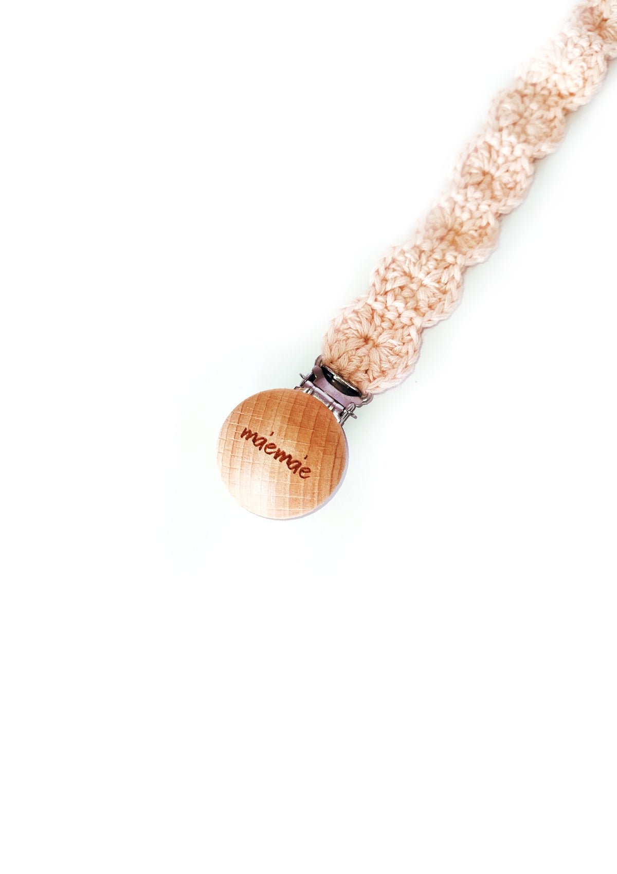 Macramé Pacifier Clip Ma'eMa'e