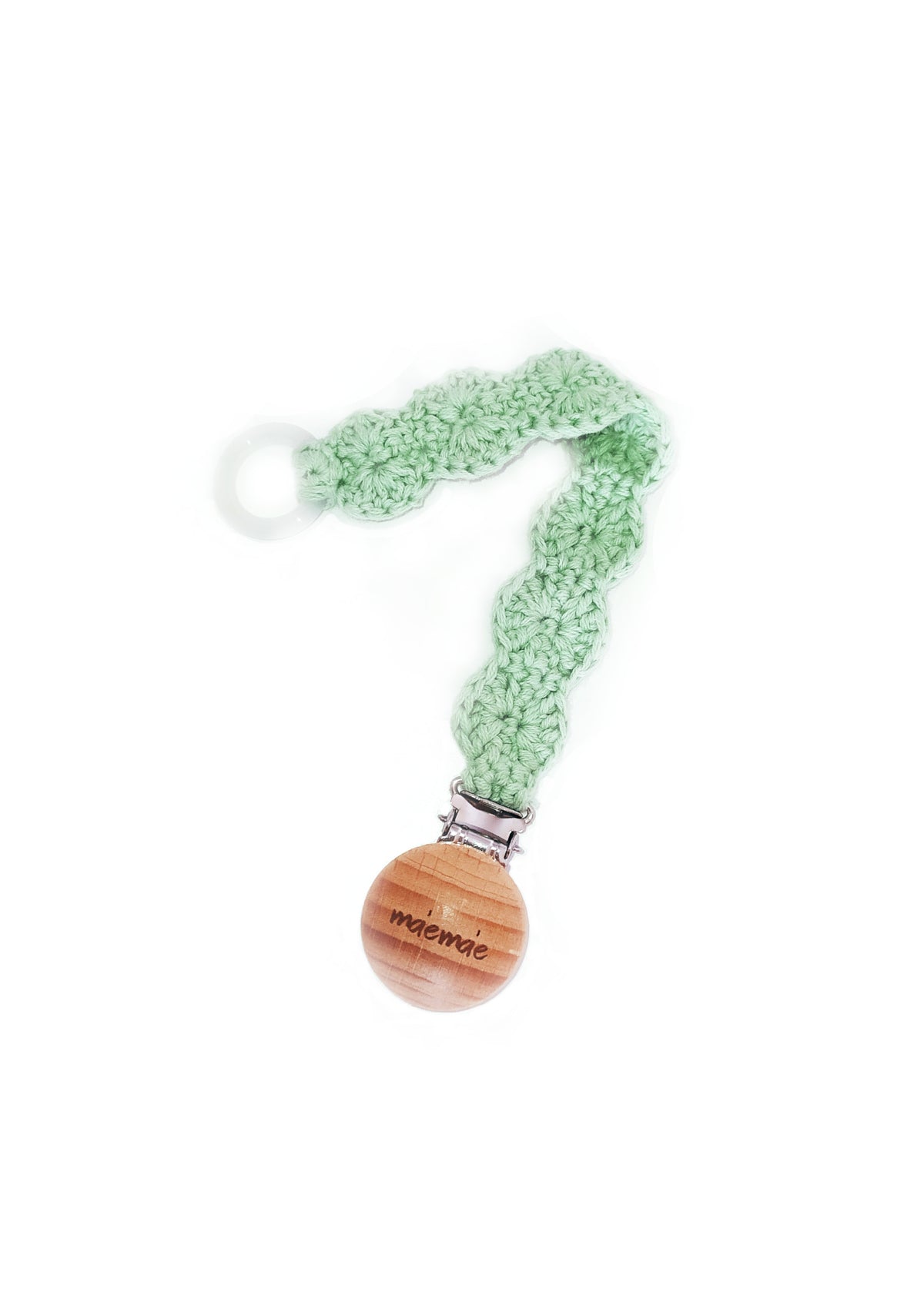 Macramé Pacifier Clip Ma'eMa'e