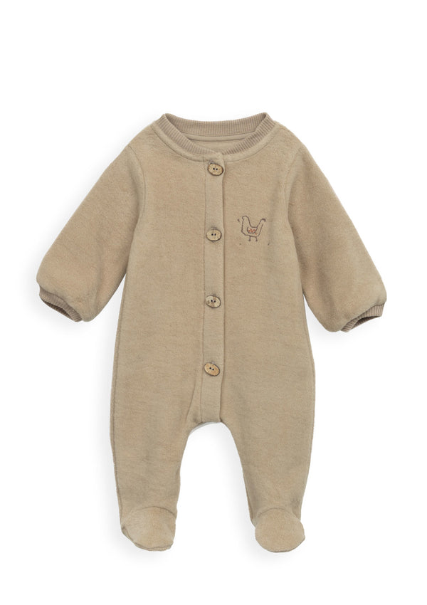 Jumpsuit with embroidered detail on the chest | Mother Lúcia - PLAYUP