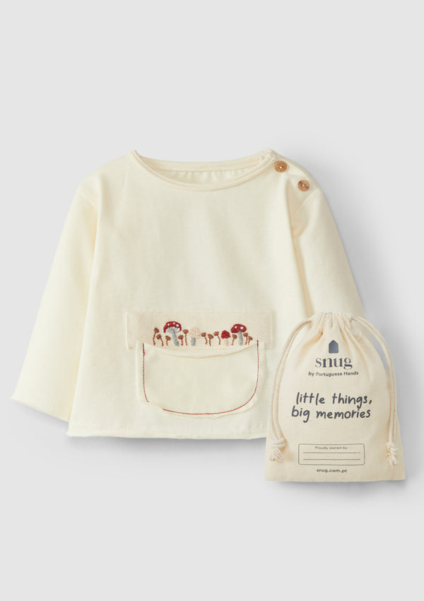 Longsleeve embroidered with gift bag - SNUG