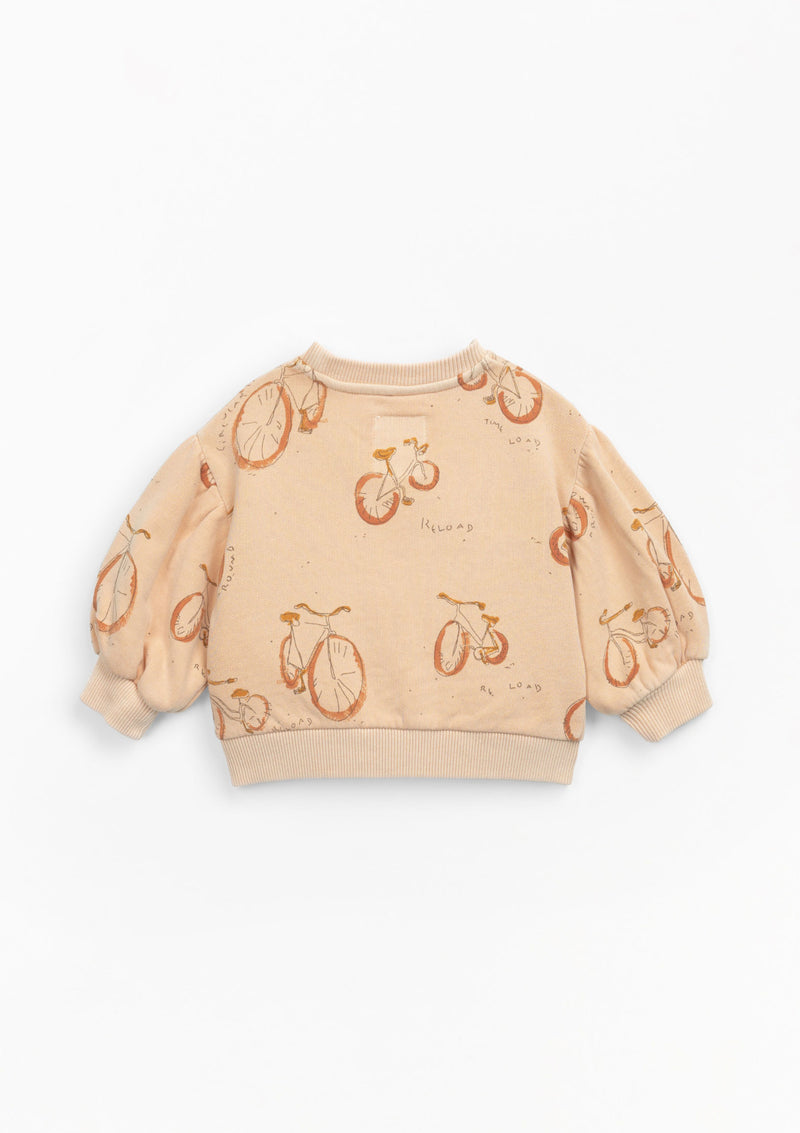 Sweater with bicycles print | Mother Lúcia - PLAYUP