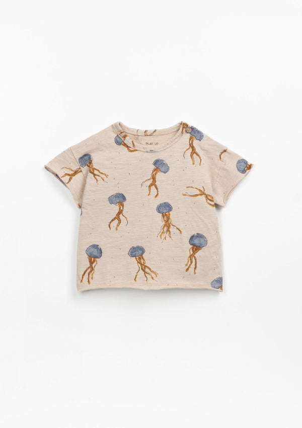 T-shirt with shoulder opening | Textile Art - PLAYUP