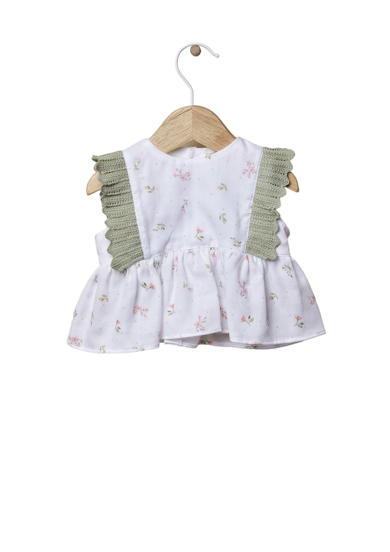 Blusa estampado floral com detalhe tricotado | HELLO LITTLE MOTHER LOVE