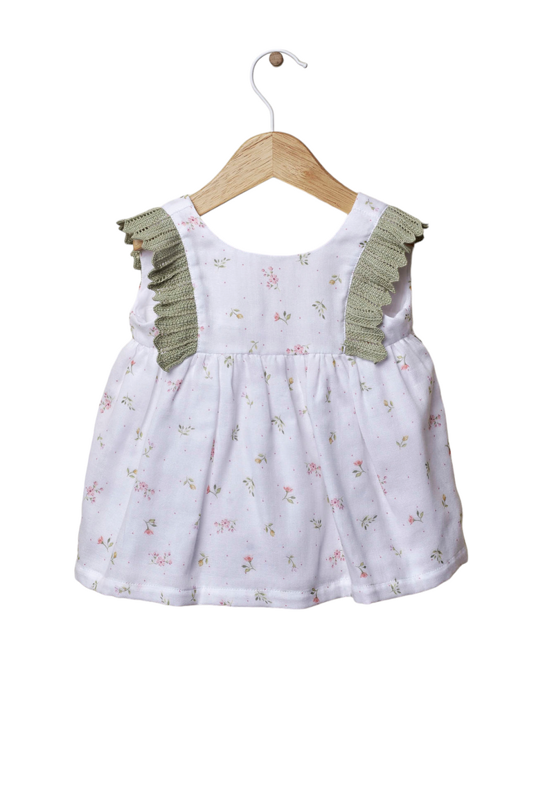 Floral print dress with knitted detail | HELLO LITTLE MOTHER LOVE - WEDOBLE