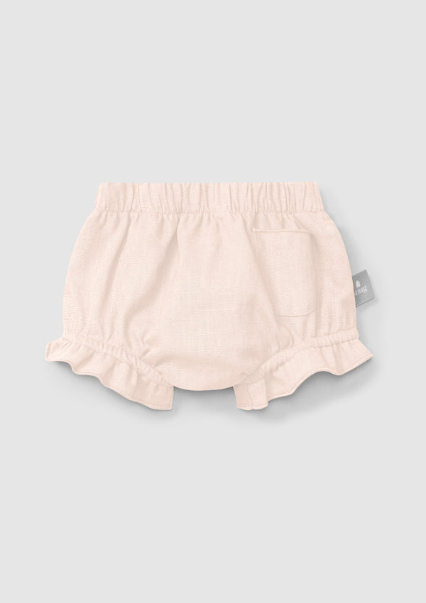 Plain pull-up diaper cover in linen with cotton - SNUG