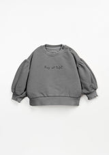 Sweater in a mixture of cotton and organic cotton | Wooden Memories - PLAYUP