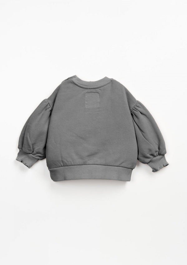 Sweater in a mixture of cotton and organic cotton | Wooden Memories - PLAYUP