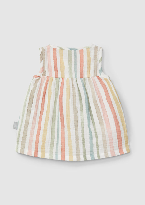 Multi-colour striped dress - SNUG