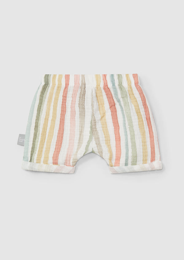 Calções pull-up riscas multicolor - SNUG