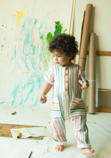 Multi-colour striped jumpsuit - SNUG