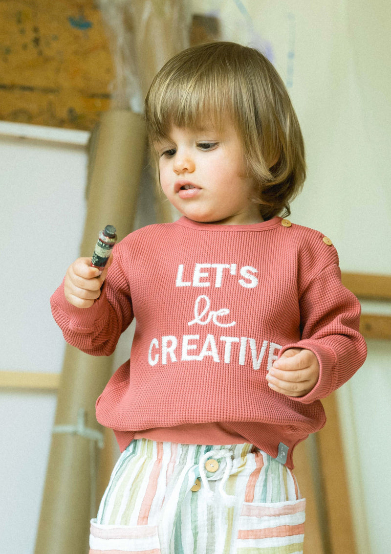 "Let s be creative" sweater - SNUG