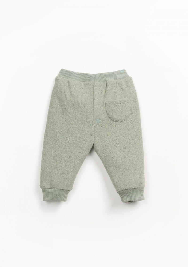 Plain leggings with a blend of cotton and recycled fibers - PLAYUP