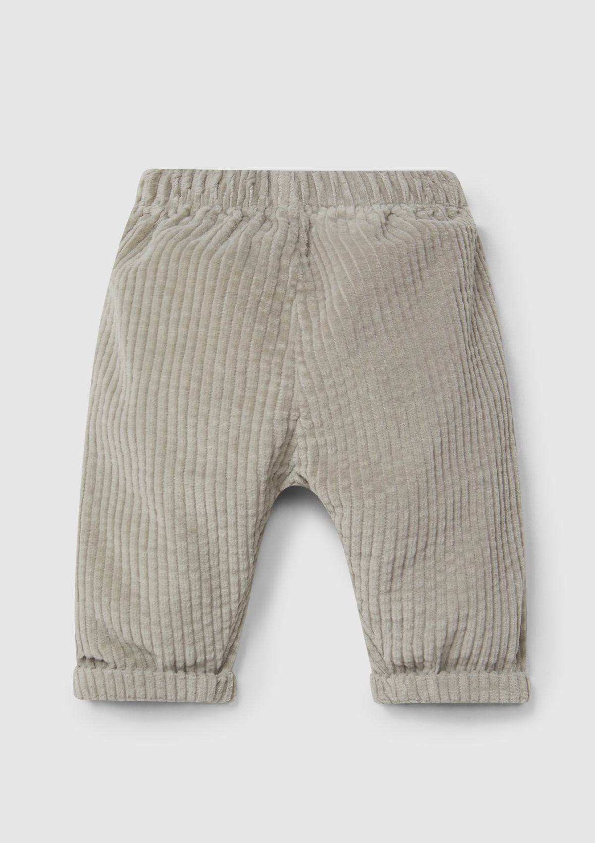 Calças pull-up em veludo canelado com bolsos - SNUG