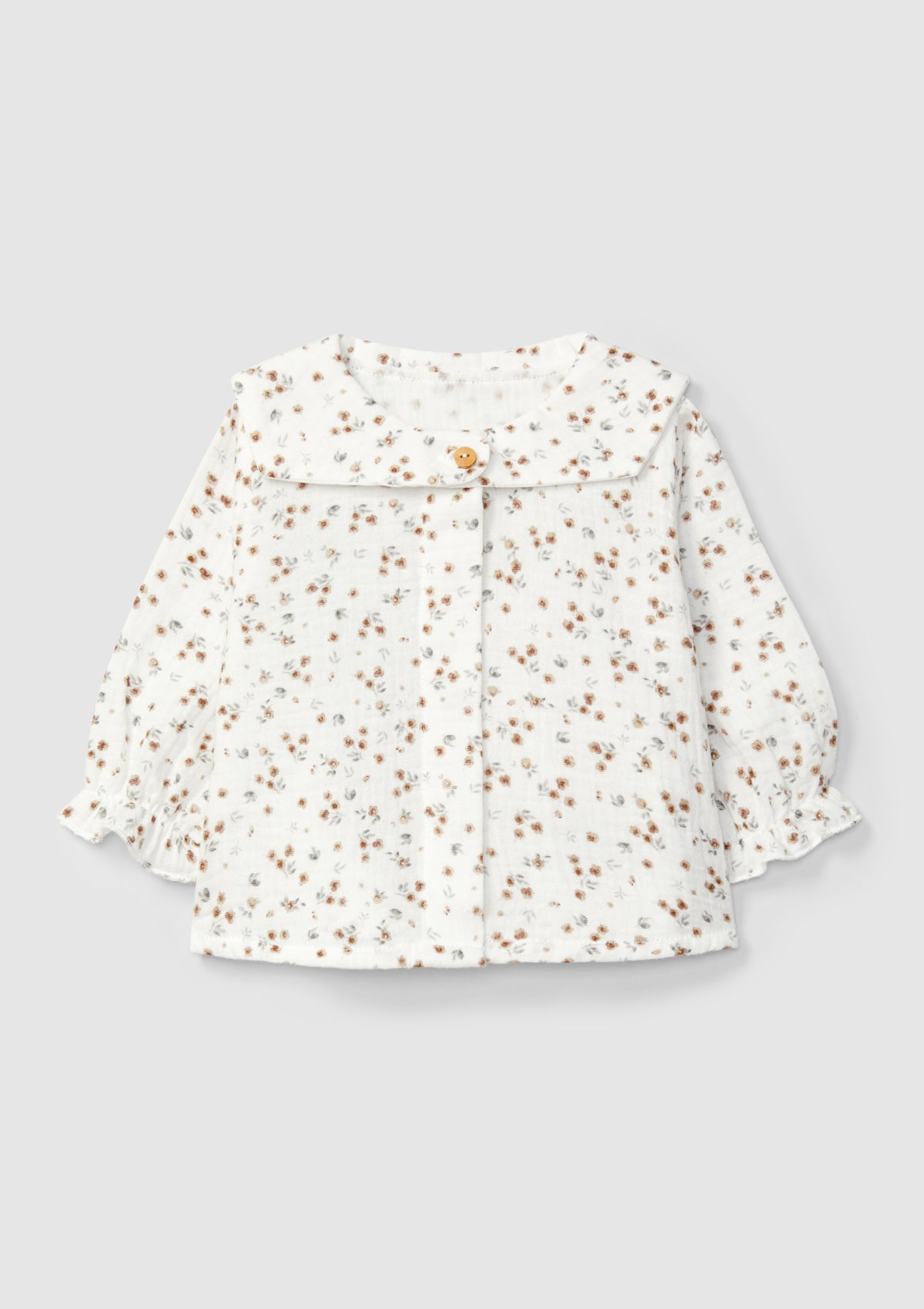 Floral print muslin blouse - SNUG