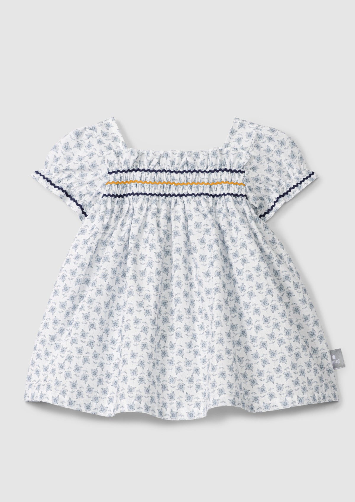 Flower dress with piping detail - SNUG