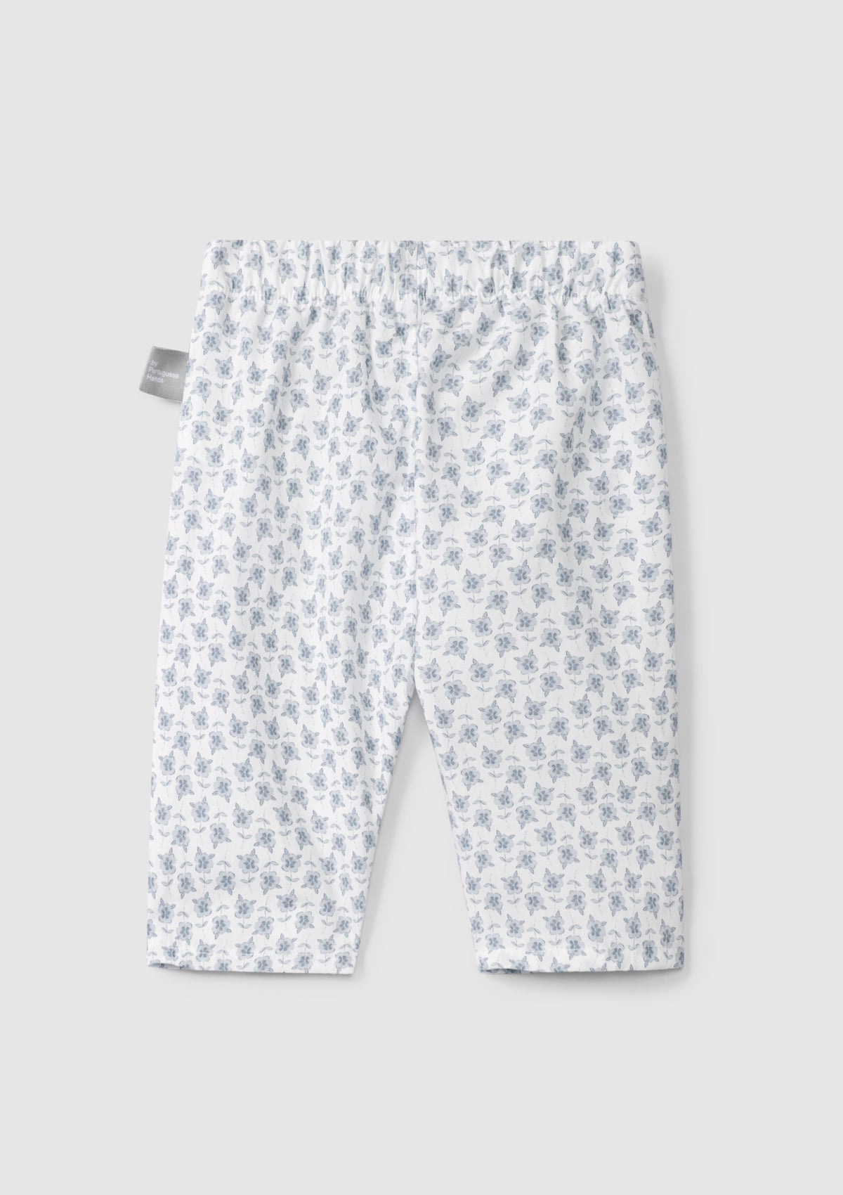 Flower pull-up pants with piping detail - SNUG