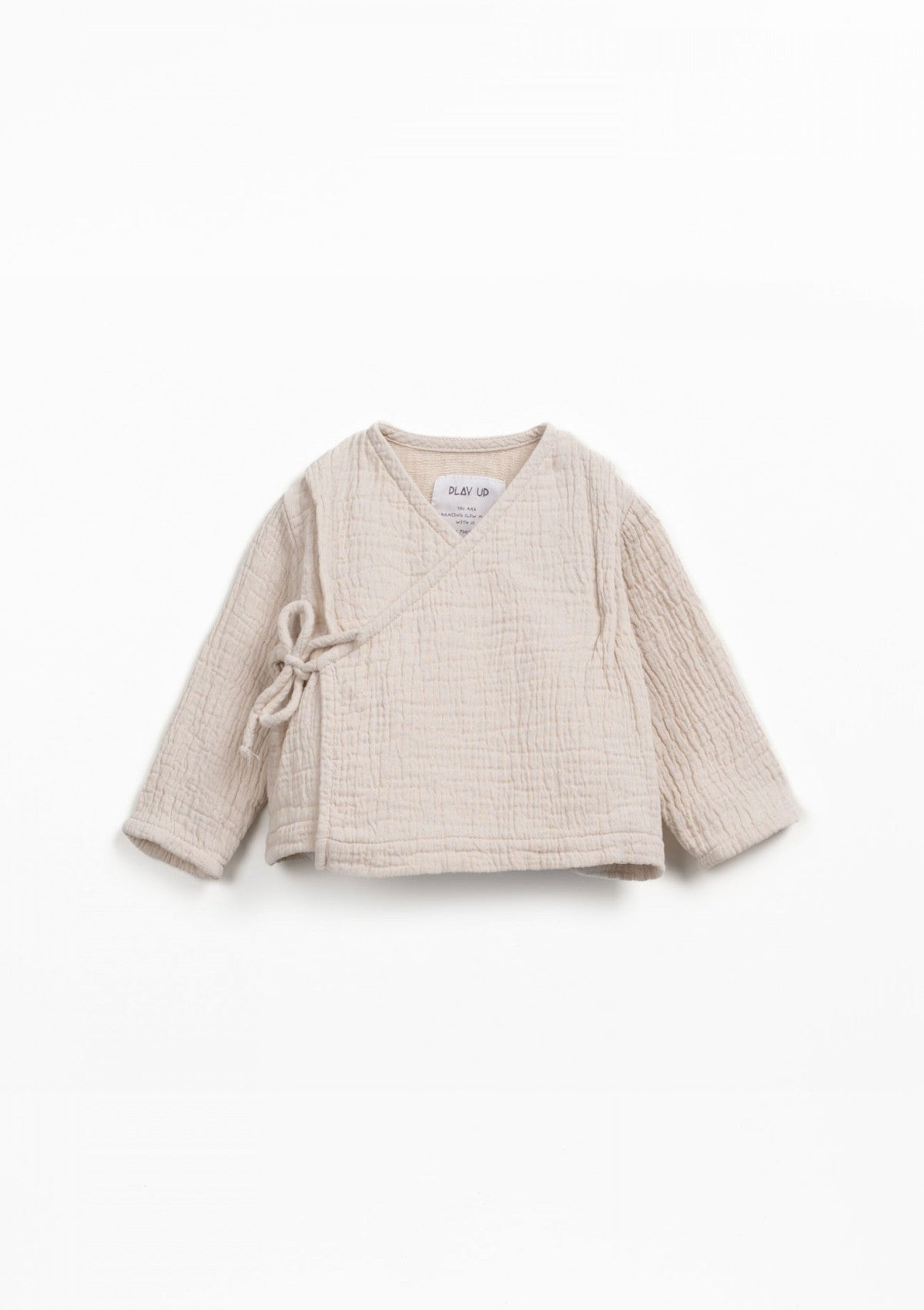 Cotton wrap blouse - PLAYUP