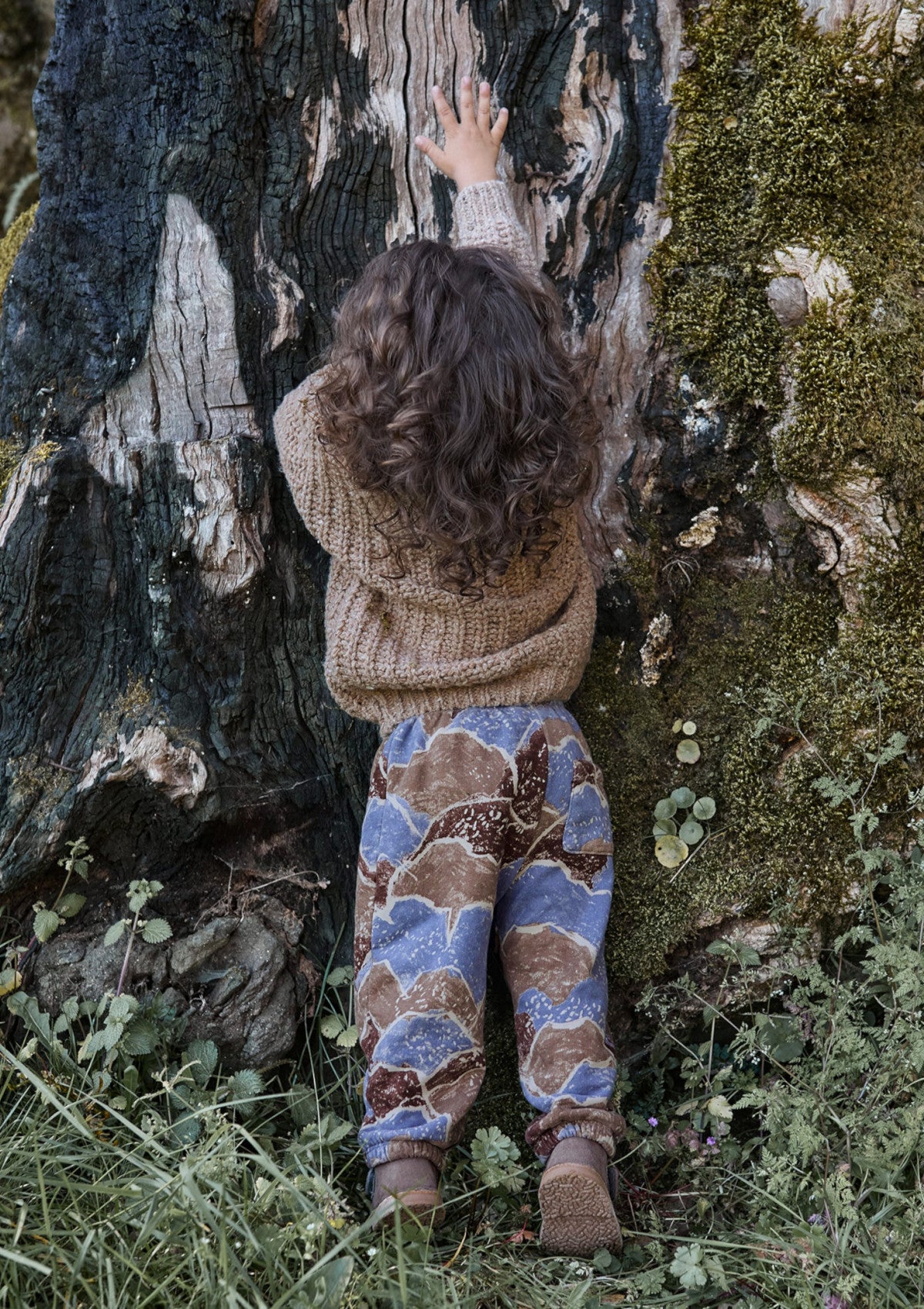 Mountain print pants - PLAYUP