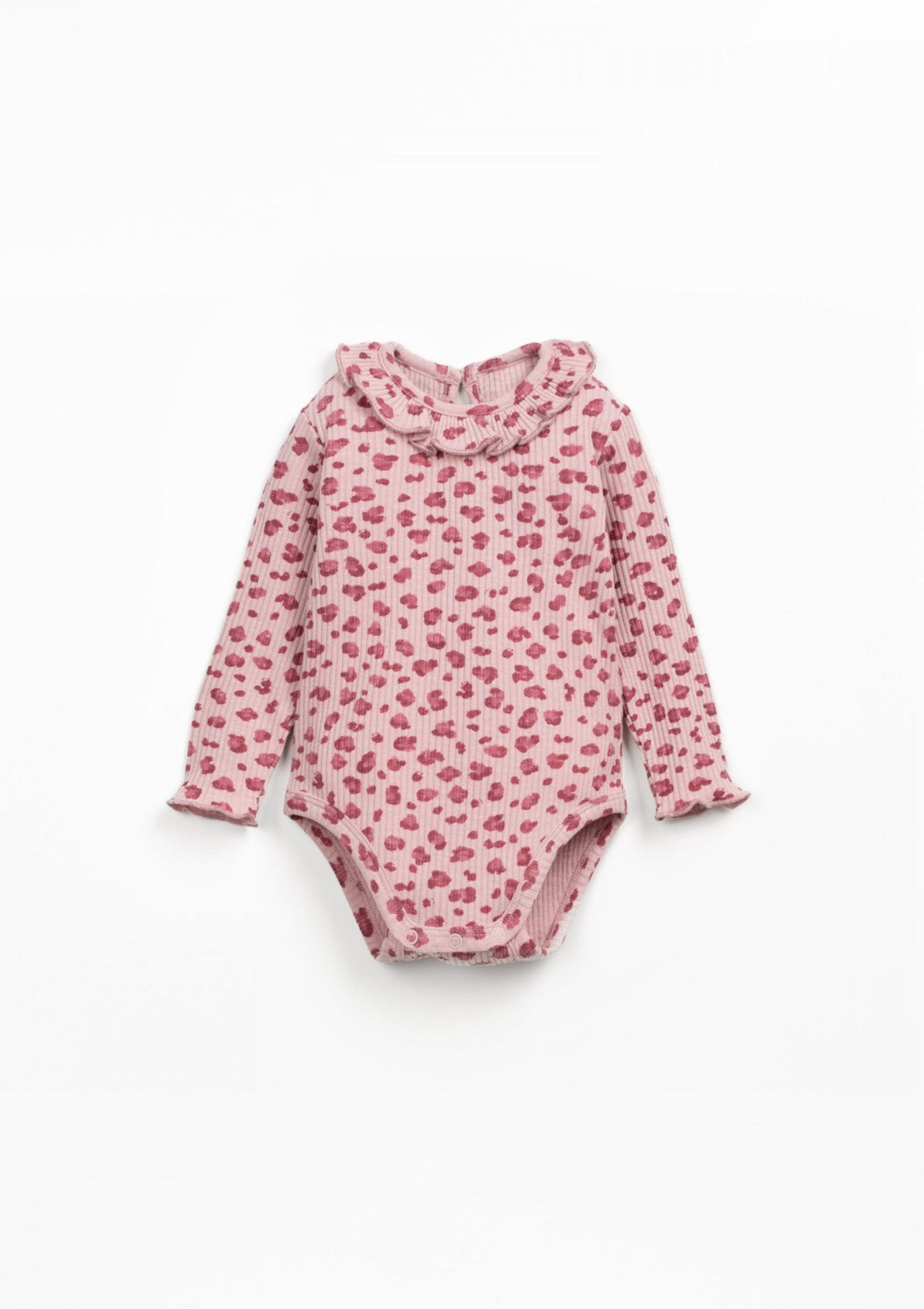 Body de malha em algodão orgânico com estampado - PLAYUP