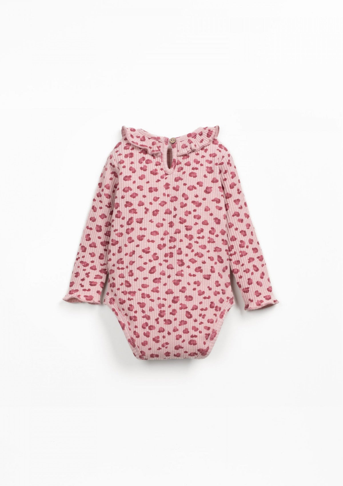 Body de malha em algodão orgânico com estampado - PLAYUP