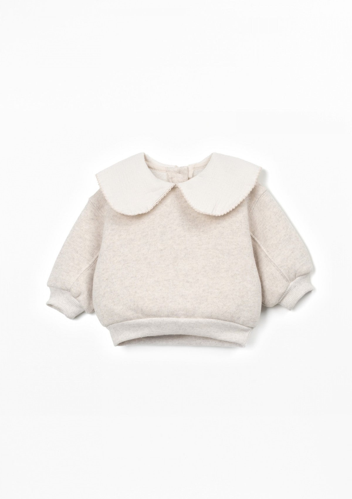 Plush sweatshirt with collar - PLAYUP