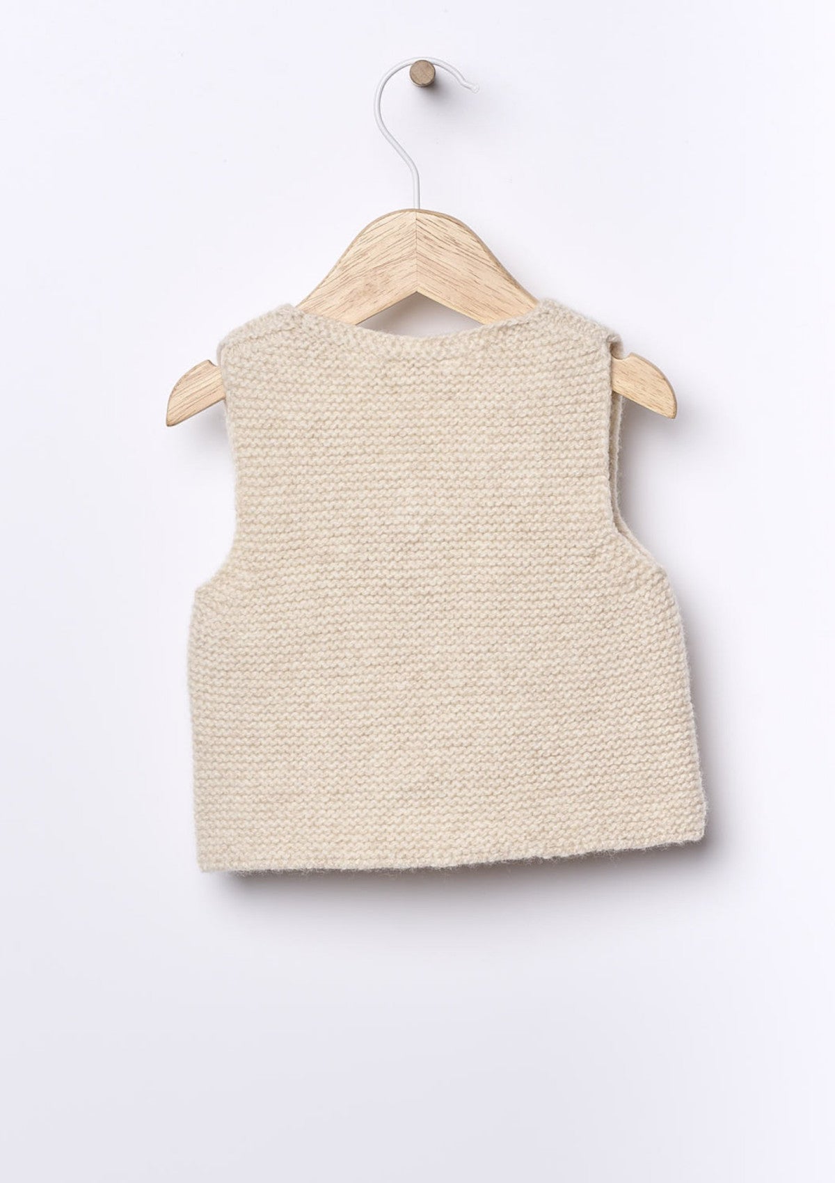 Knitted merino wool cardigan | LITTLE TEDDY BEAR - WEDOBLE