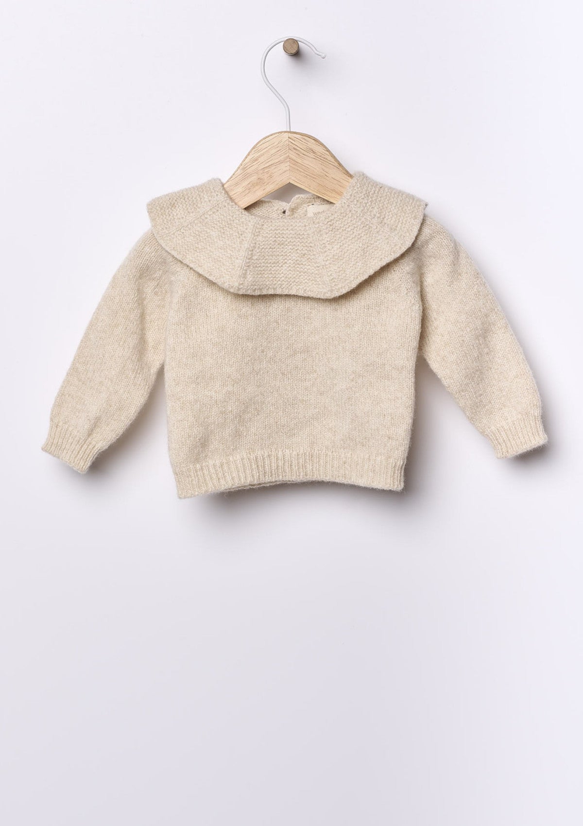 Knitted merino wool sweater | SNOWFLAKE - WEDOBLE