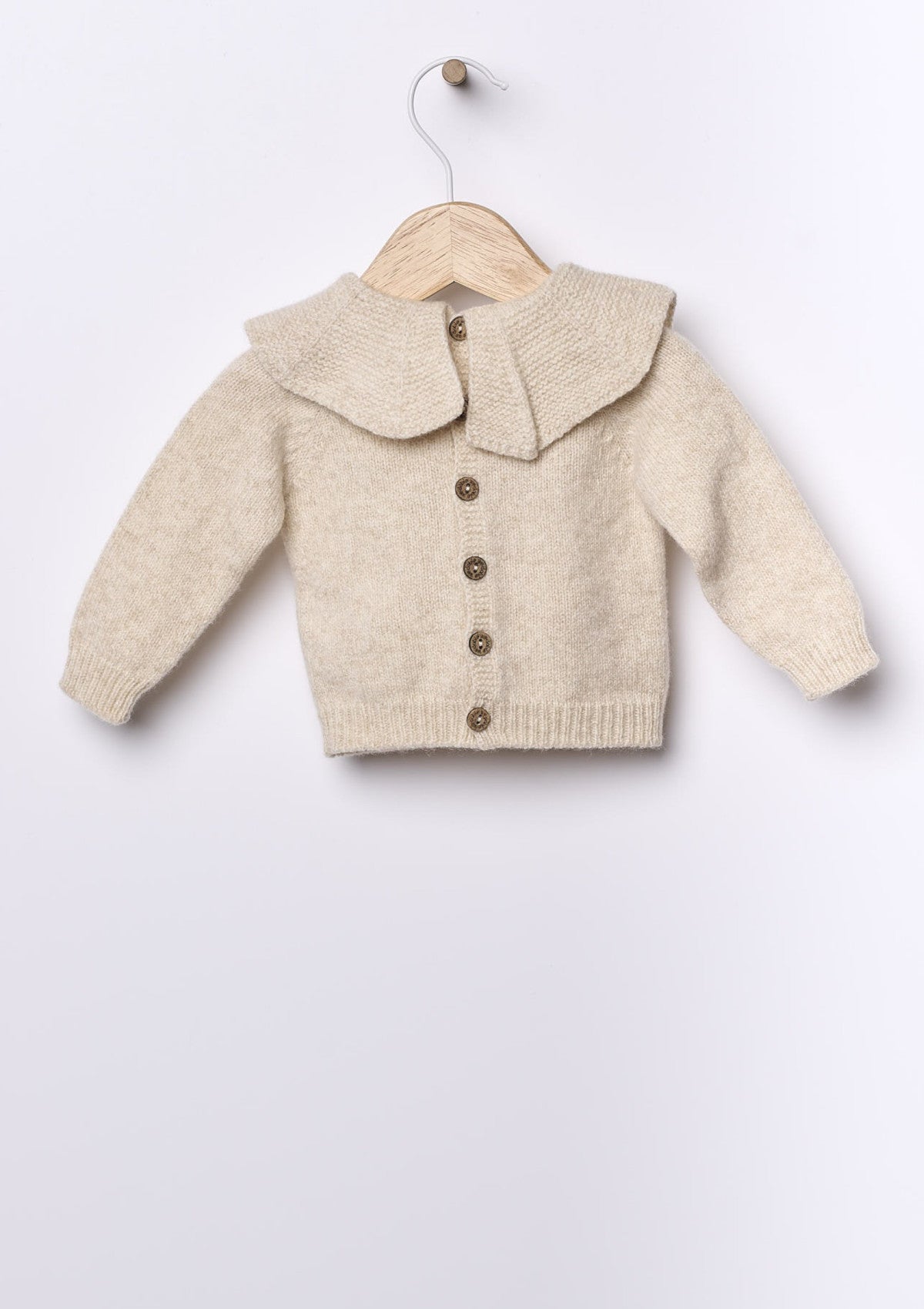 Knitted merino wool sweater | SNOWFLAKE - WEDOBLE
